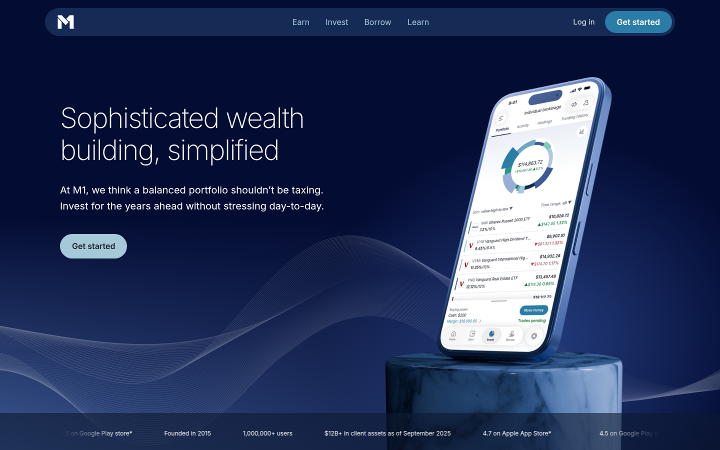 M1 Finance official homepage